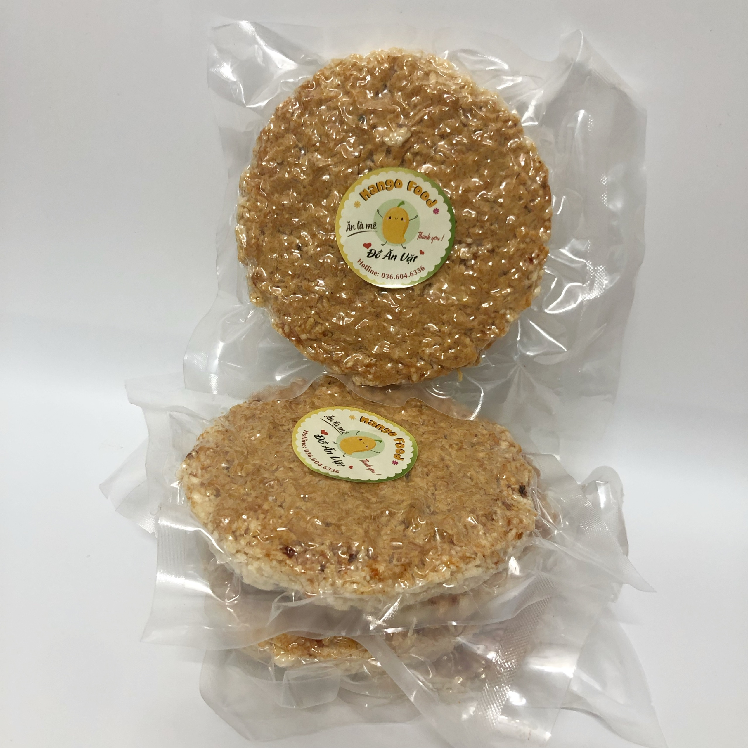 cơm cháy chà bông gói 200gr hút chân không MANGO