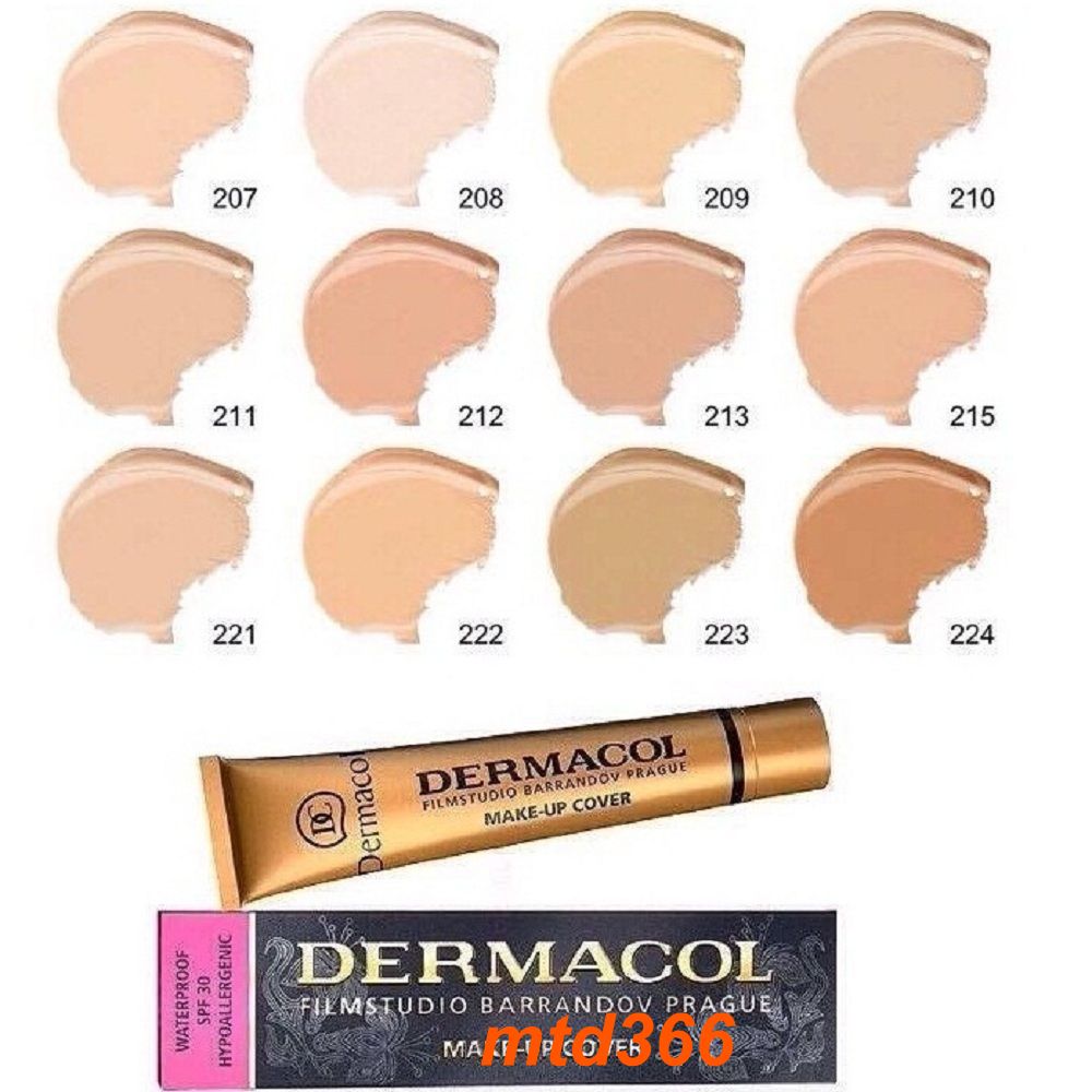 Kem Che Khuyết Điểm Dermacol  (số 218) Make-Up Cover 30g.