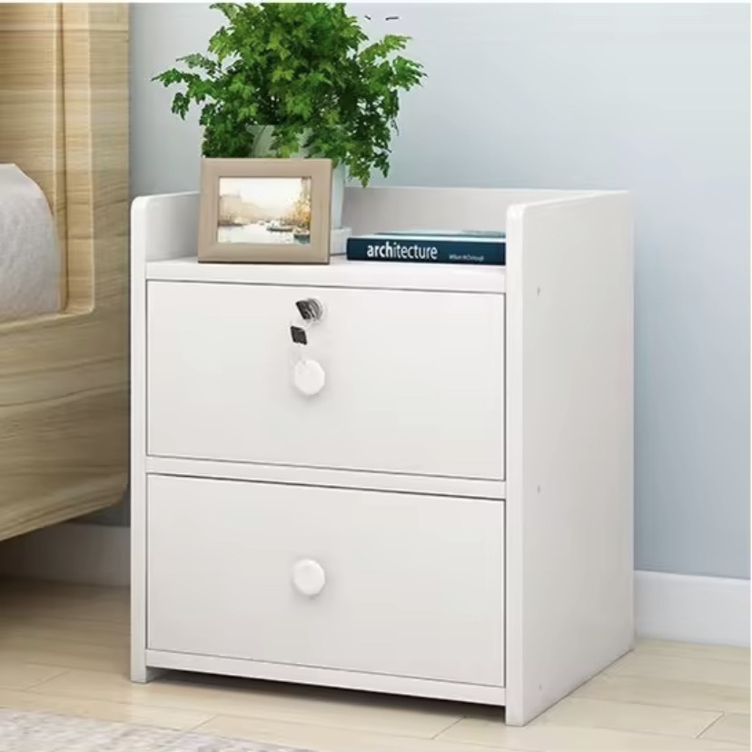 Tủ GỖ 2 ngăn để đầu giường VÁN MDF