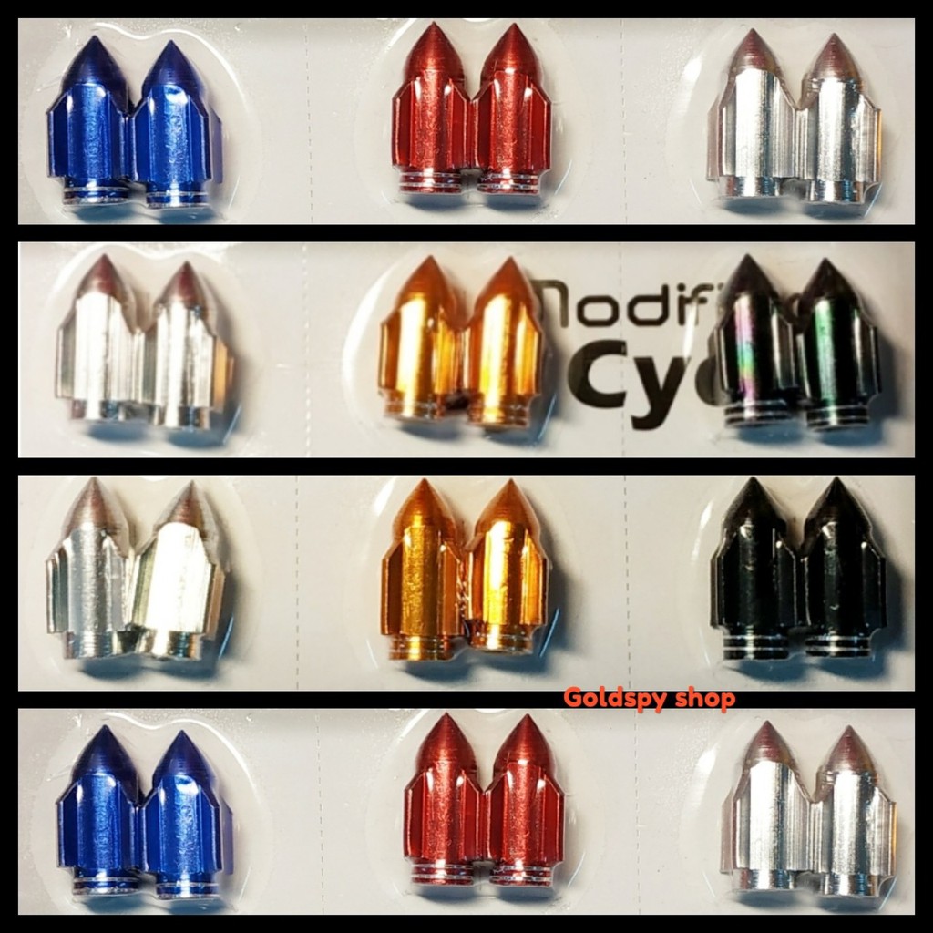 Ốc chân van xe máy hình tên lửa ( giá 1 đôi )