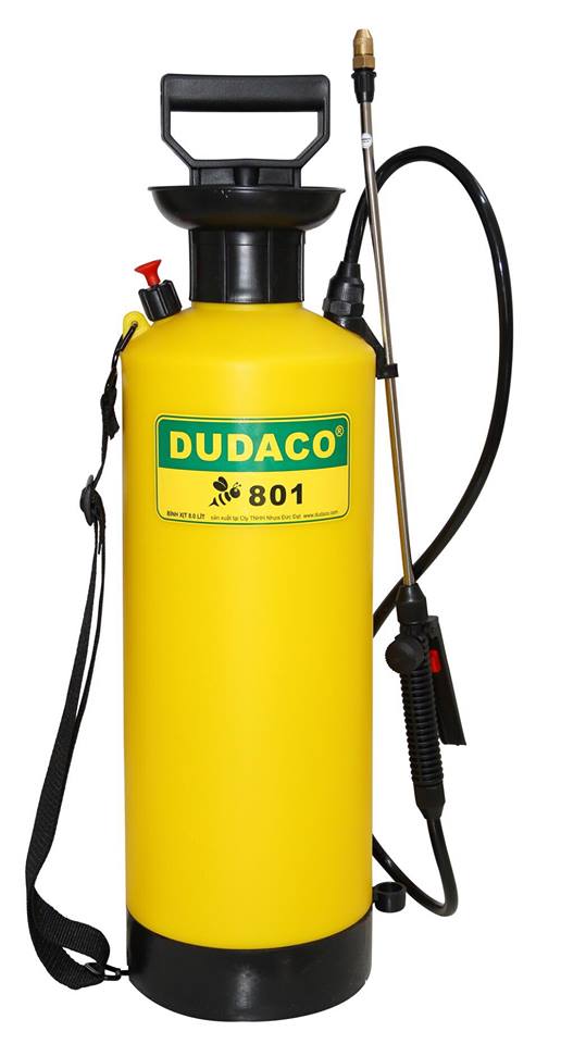Bình 8L phun khử khuẩn, bình xịt tưới cây DUDACO B801