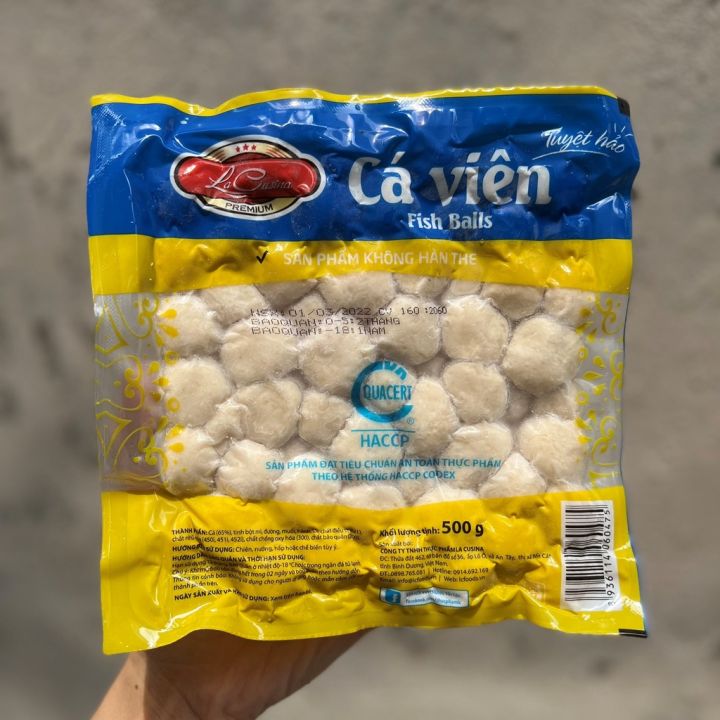 Gói 500g cá viên chiên ngon
