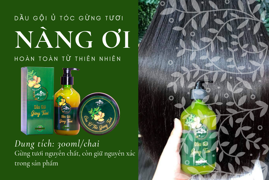 DẦU GỘI GỪNG TƯƠI NÀNG ƠI