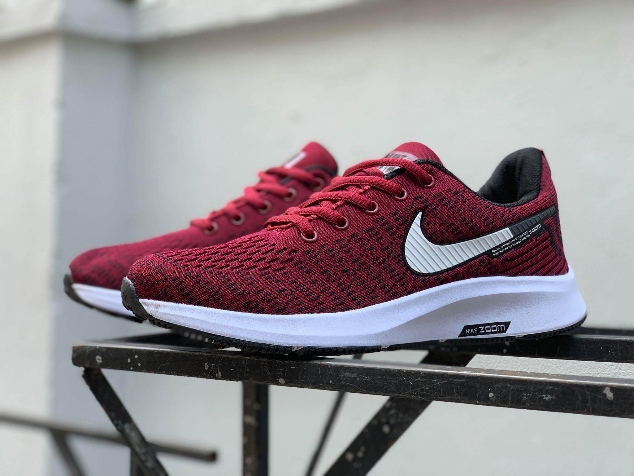 [HCM]Giày Sneaker Thời Trang Nam Màu Đỏ Chất Đẹp  Full Box