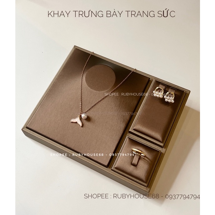 Khay trưng bày bộ trang sức cao cấp