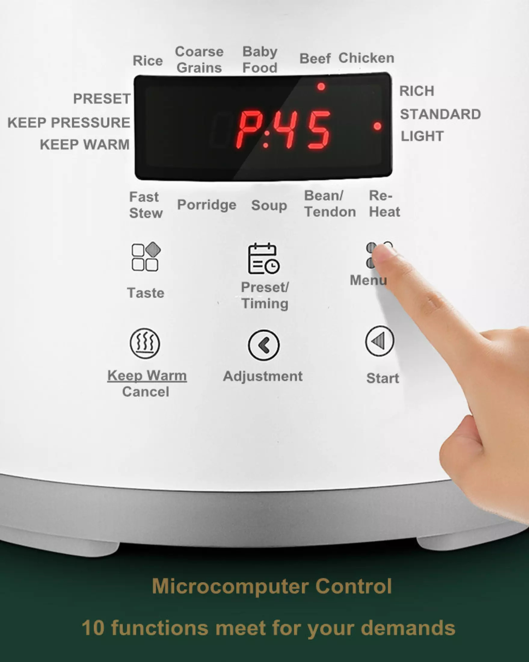 Nồi cơm áp suất mini - nấu cháo, nấu cơm siêu mềm AS-M02