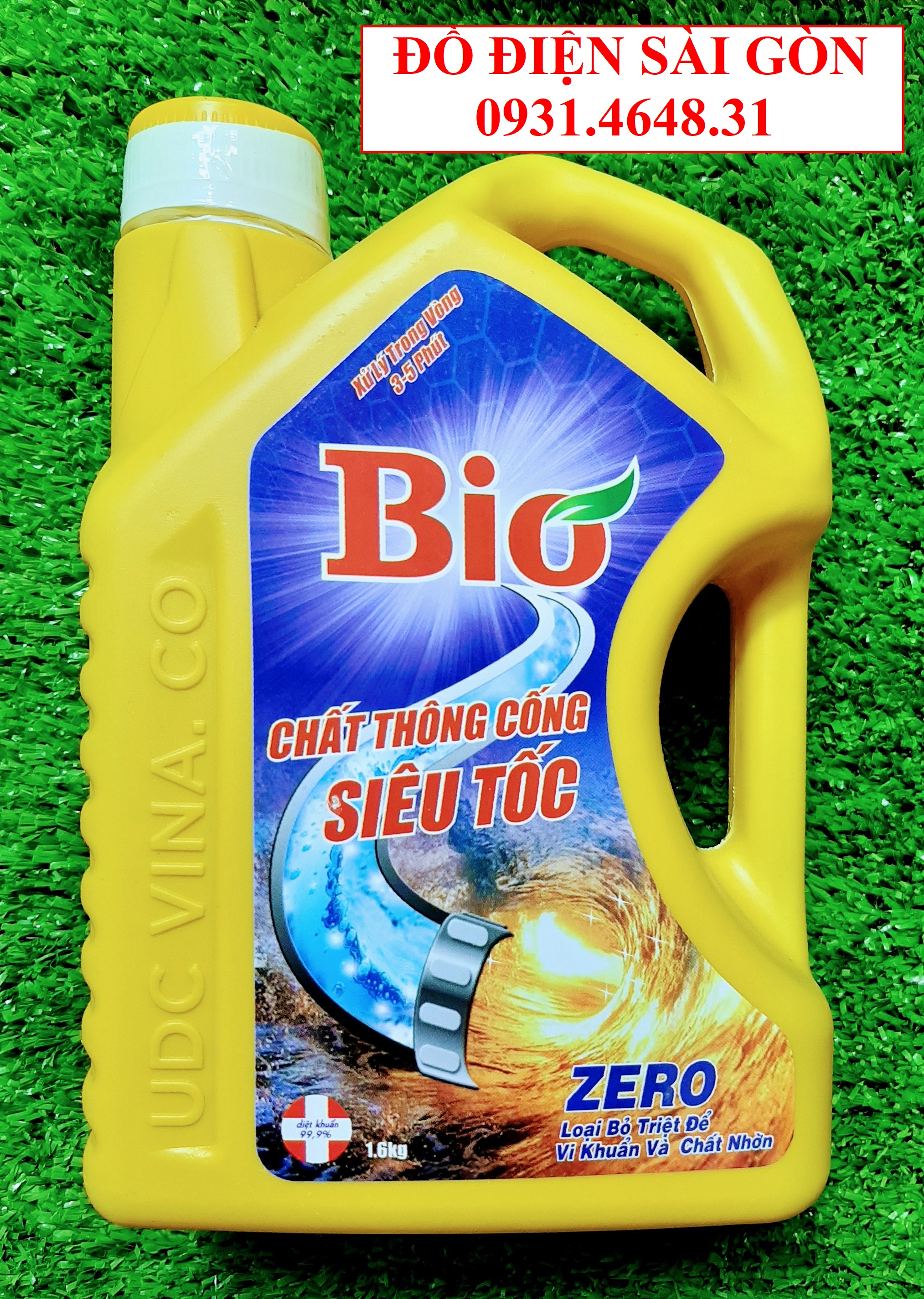 Nước thông cống, cầu bio siêu mạnh 1,6kg