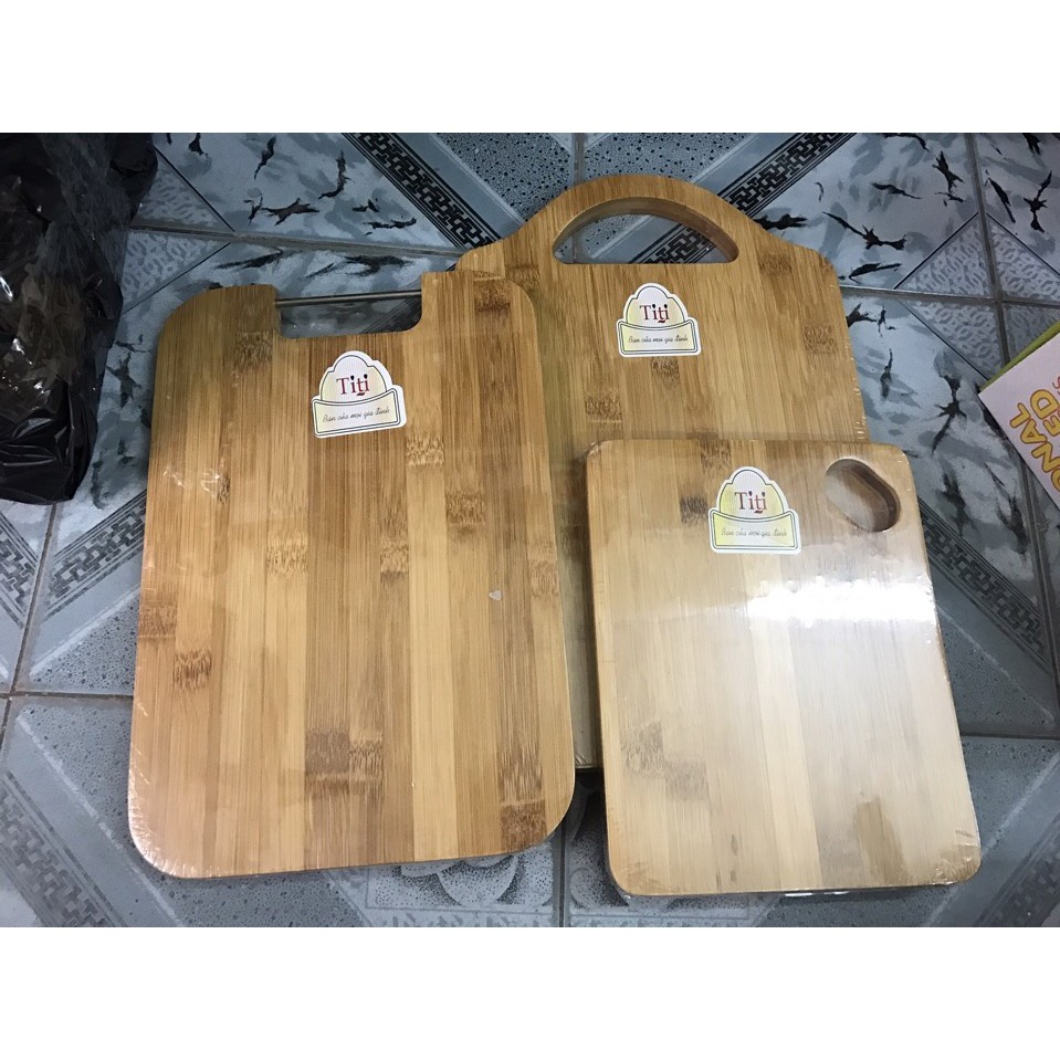 Thớt Tre Cao Cấp Titi Cỡ Đại 39 X 26Cm