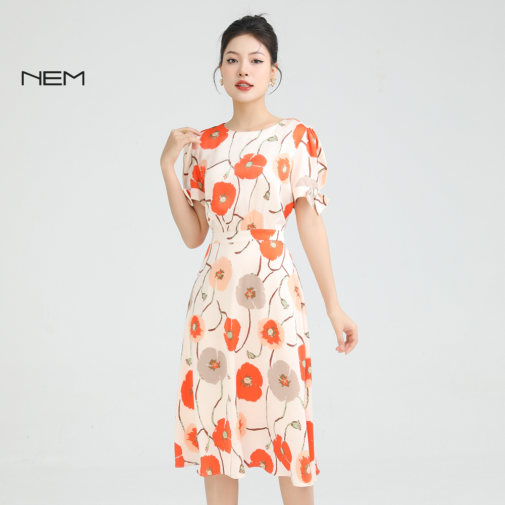 Đầm công sở NEM Fashion tay ngắn D40742 - Đầm, váy nữ | ThờiTrangNữ.vn