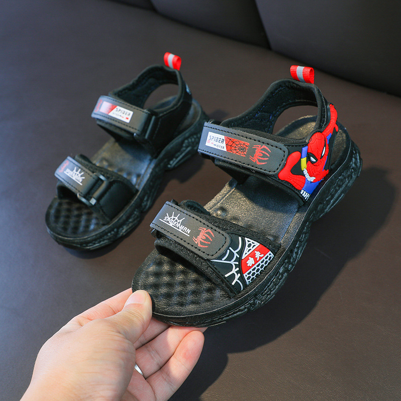 Sandal cho bé trai ( in Người nhện ) - giày xăng đan đi học bé trai BC63