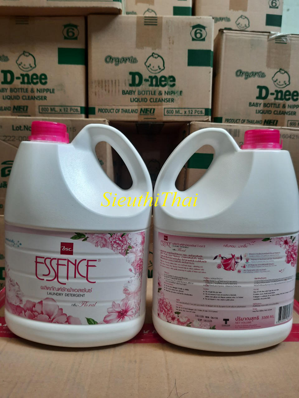 (Hàng Xịn) Nước giặt đậm đặc Essence màu HỒNG 3000 ml