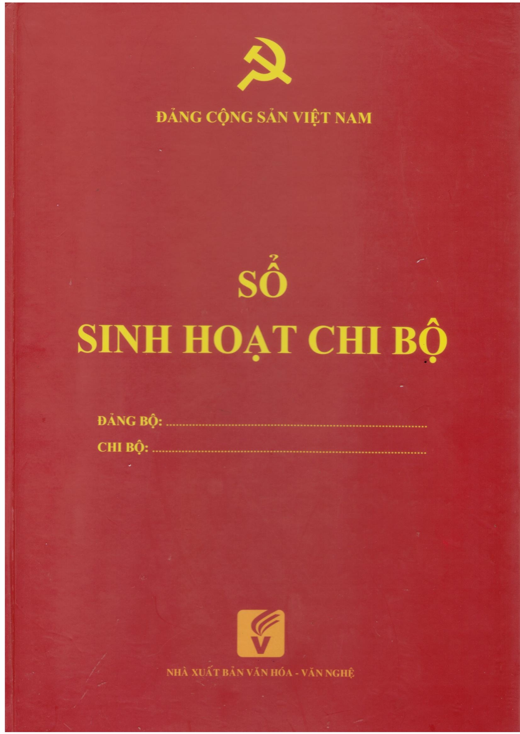Sổ sinh hoạt chi bộ