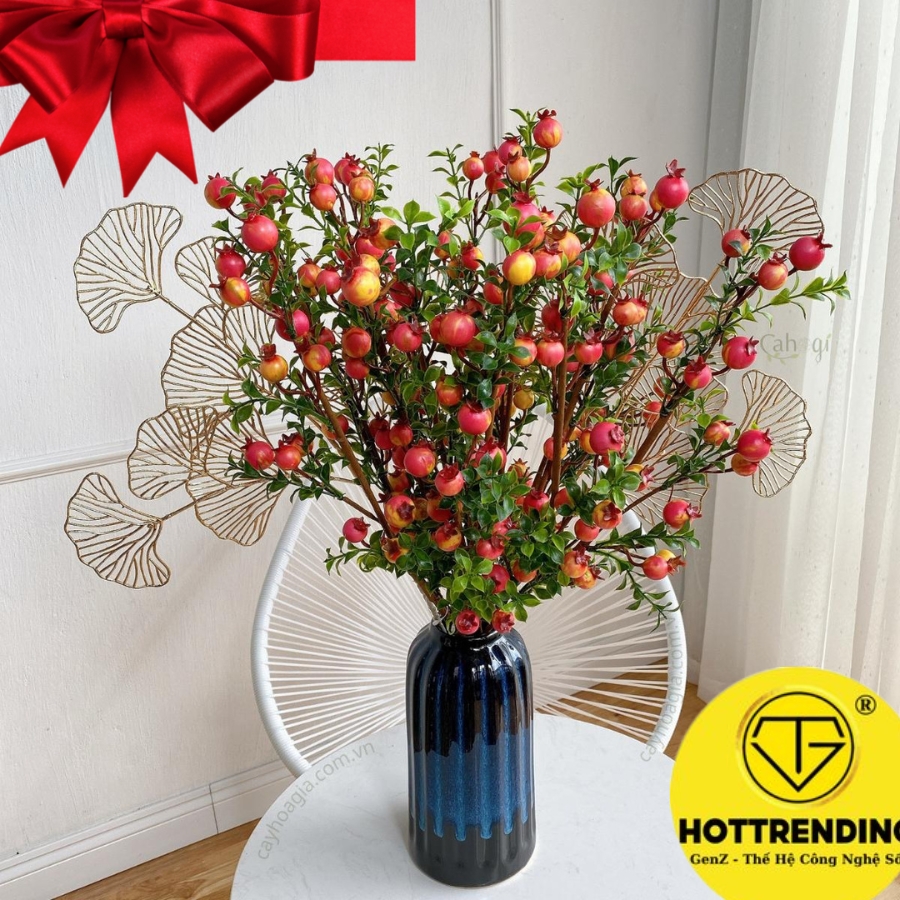 Branches fruit pomegranate fruit big, small fruit, stems mandarin imported decorative New Year, homes, bars Amnesty imports type 1