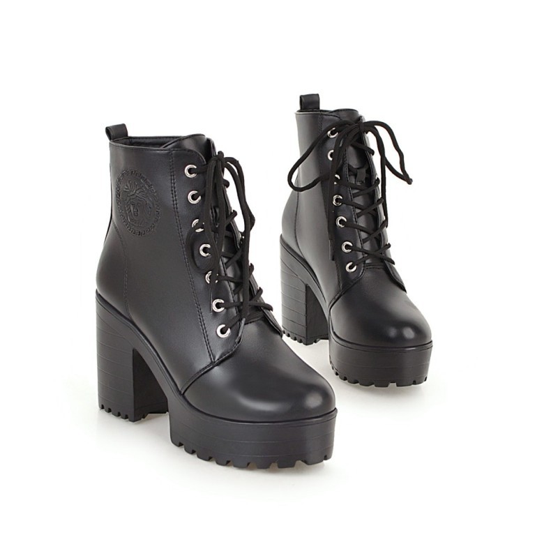Giày boot 7 phân cổ cao
