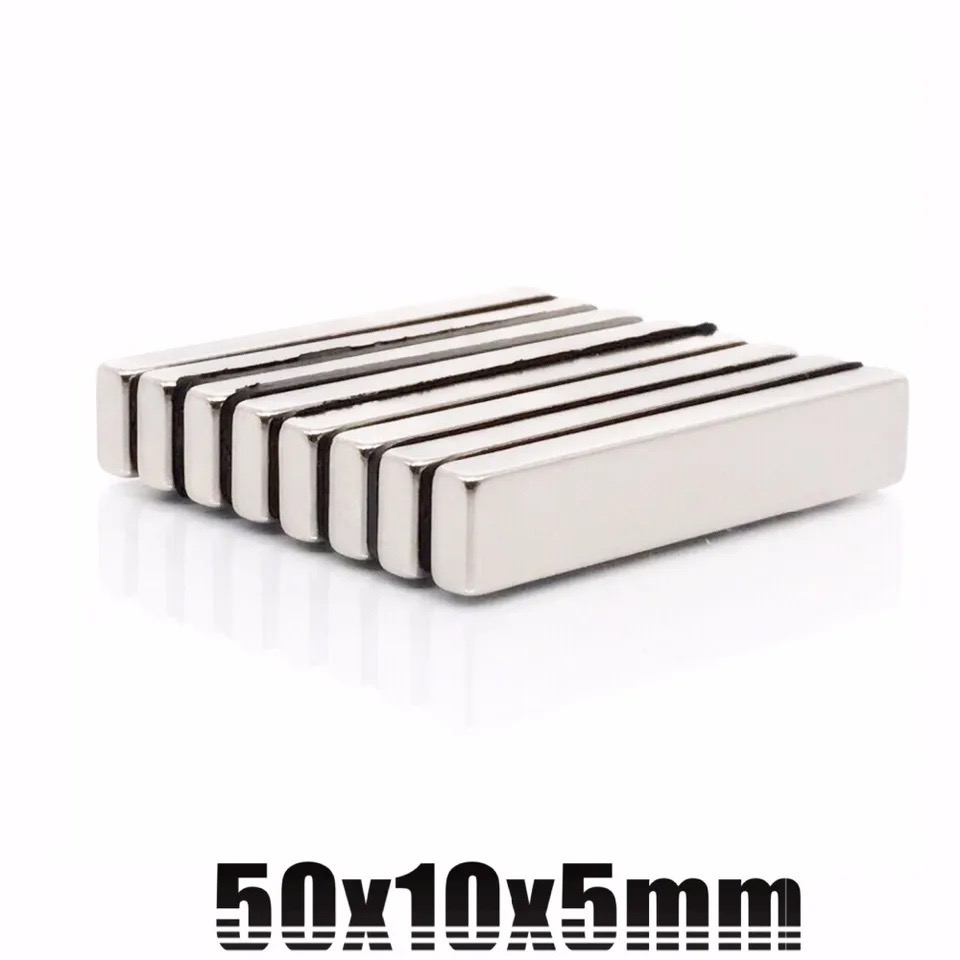 Nam châm đất hiếm hút mạnh kích thước 50x10x5mm
