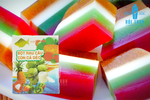 Thạch rau câu con cá dẻo Hiệp Long (hộp 12 gói)