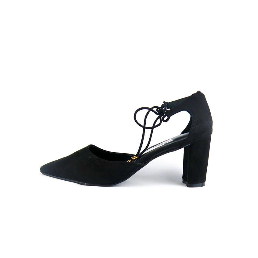 Sandal bít mũi phối dây