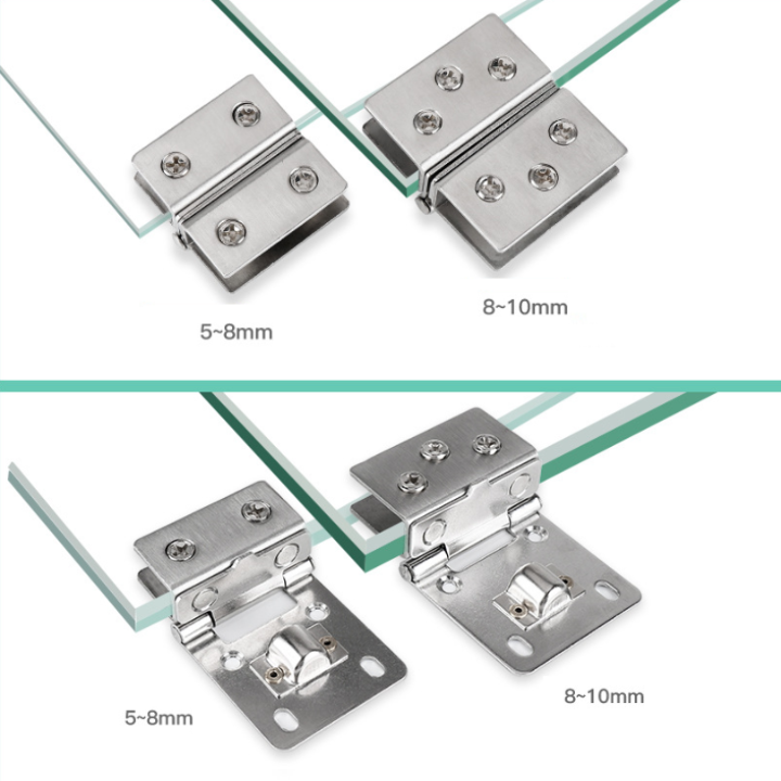 [Sao chép]Bản lề kẹp cửa kính Inox