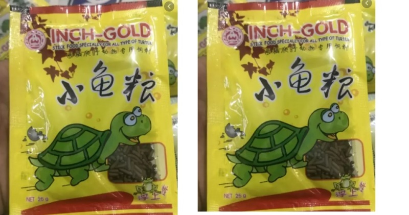 Thức ăn bổ sung VITAMIN VÀ KHOÁNG CHẤT có trong rau cho rùa nước baby (01 gói 25gram)