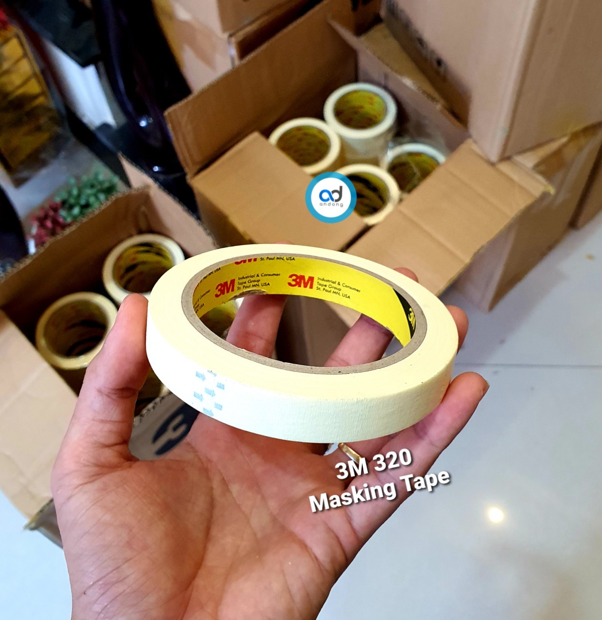 Băng keo giấy 3M 320 Masking tape