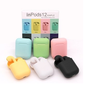 Tai nghe bluetooth không dây i12 Inpods 12TWS Bluetooth V5.0 Cùng Cảm ứng vân tay âm thanh cực chuẩn