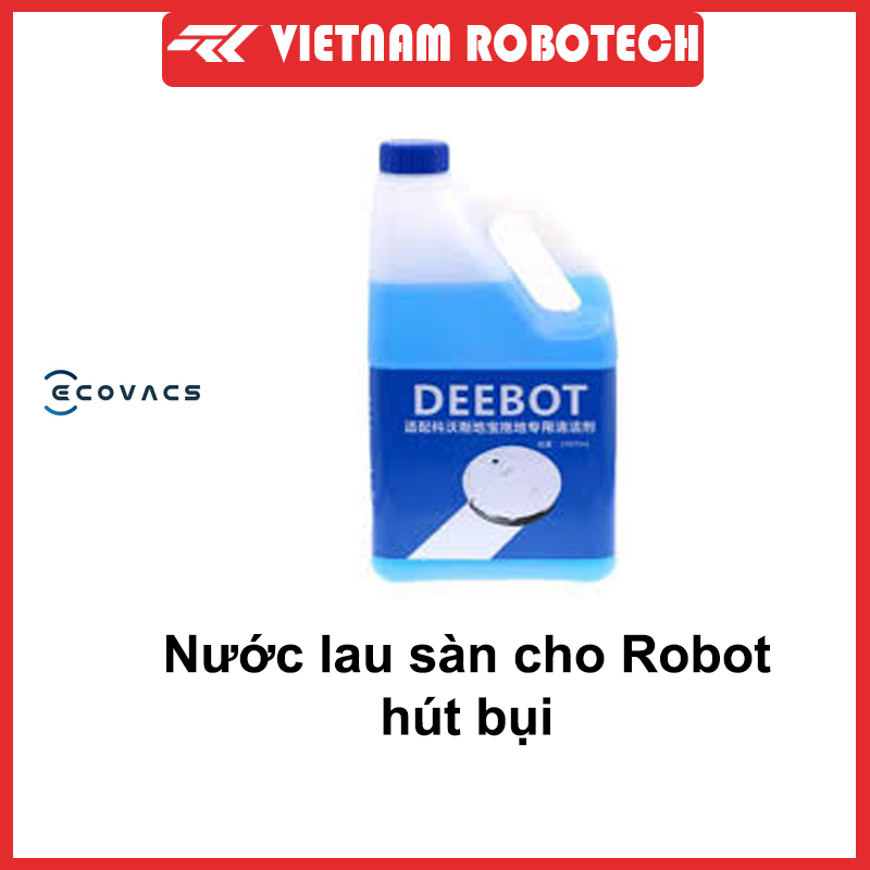 Nước lau nhà robot hút bụi, nước lau sàn, nước lau dùng cho robot hút bụi Ecovacs - VIETNAMROBOTECH