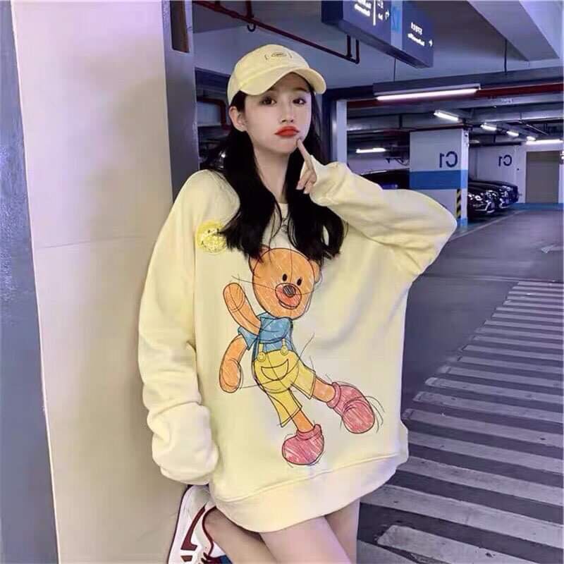 ÁO NỈ GẤU NÉM BÓNG SIÊU ĐẸP