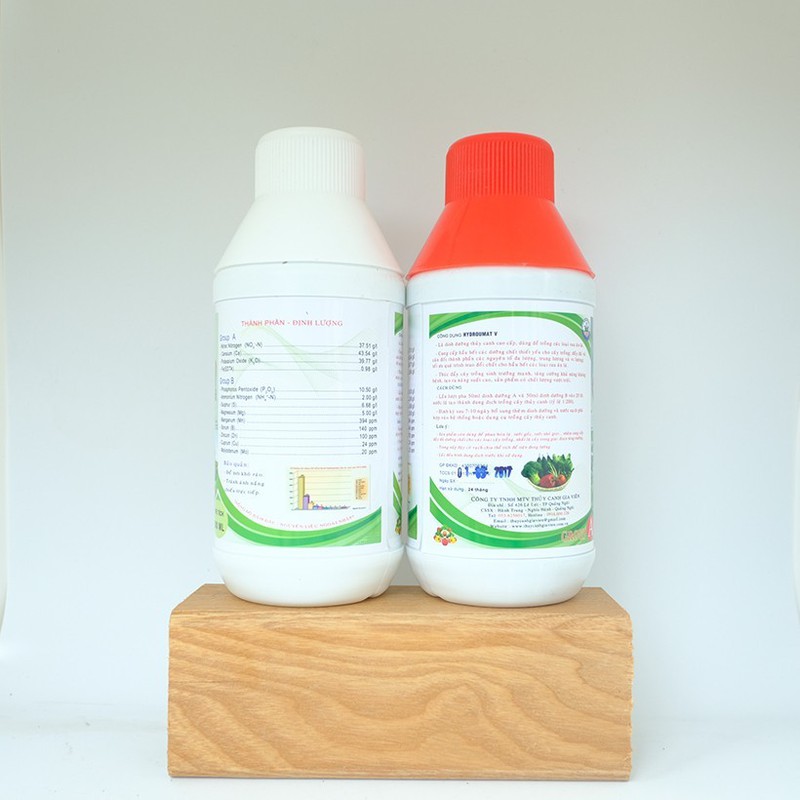 Dung Dịch Thủy Canh Rau Ăn Lá Hydro Umat V (Bộ 2 Chai)