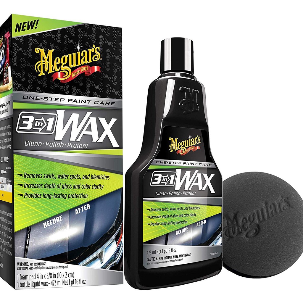 Meguiar's Wax 3 trong 1, 473 ml G191016