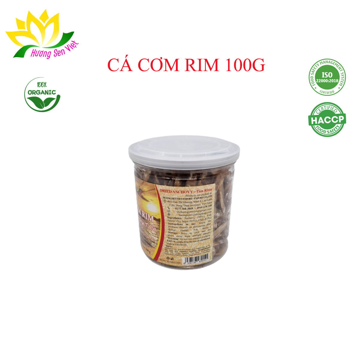CÁ CƠM RIM 100G - CTY HƯƠNG SEN VIỆT