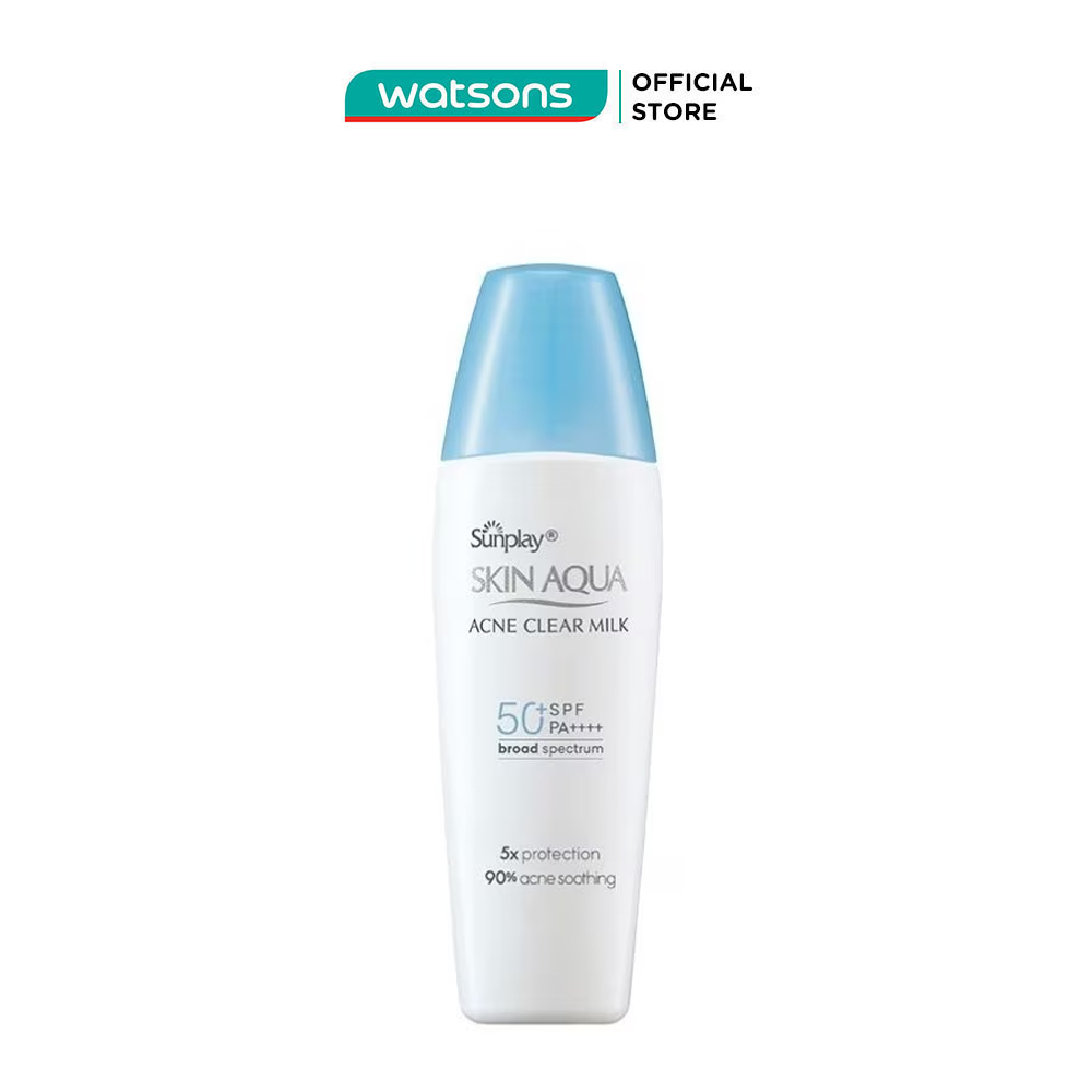 Sữa Chống Nắng Dưỡng Da Ngừa Mụn Sunplay Skin Aqua Acne Clear Milk SPF50 25g