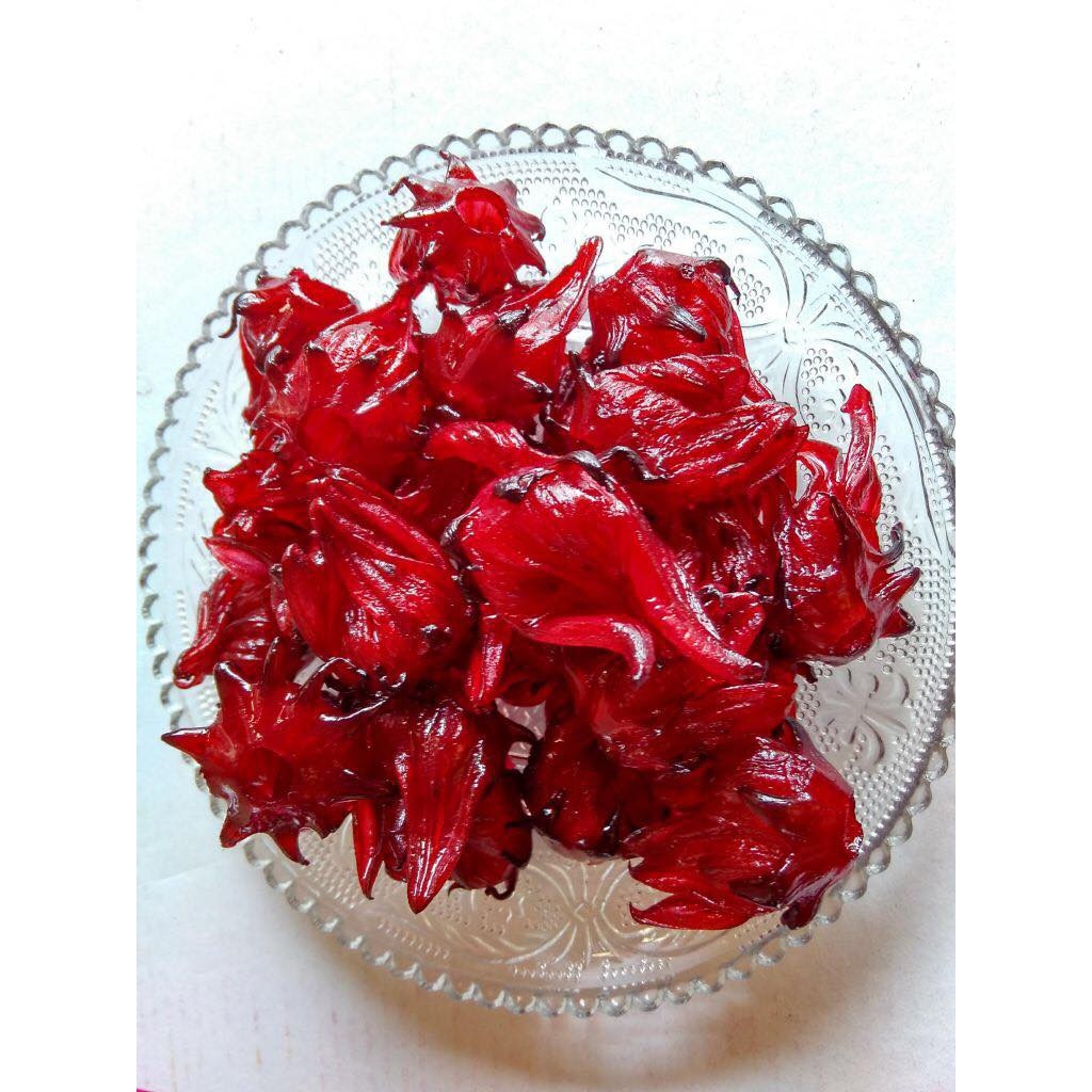 Mứt Hoa Hồng Đà Lạt (Mứt Hibiscus) Lon 290gr