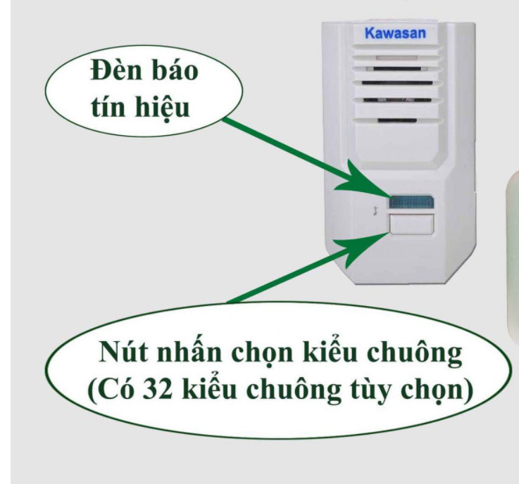 Chuông cửa không dây DB667N