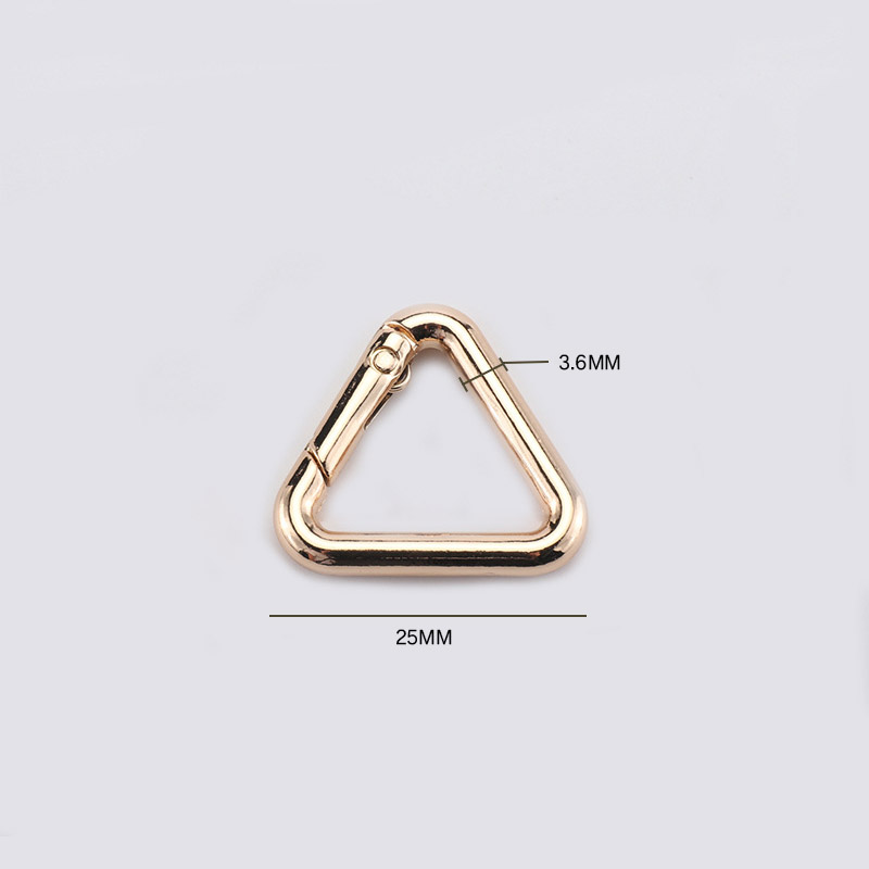 Set of 2 PCs triangular hooks for handbag cord-100style