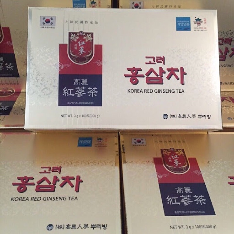 Trà hồng sâm Bulibang Hàn Quốc 100 Gói x 3gr