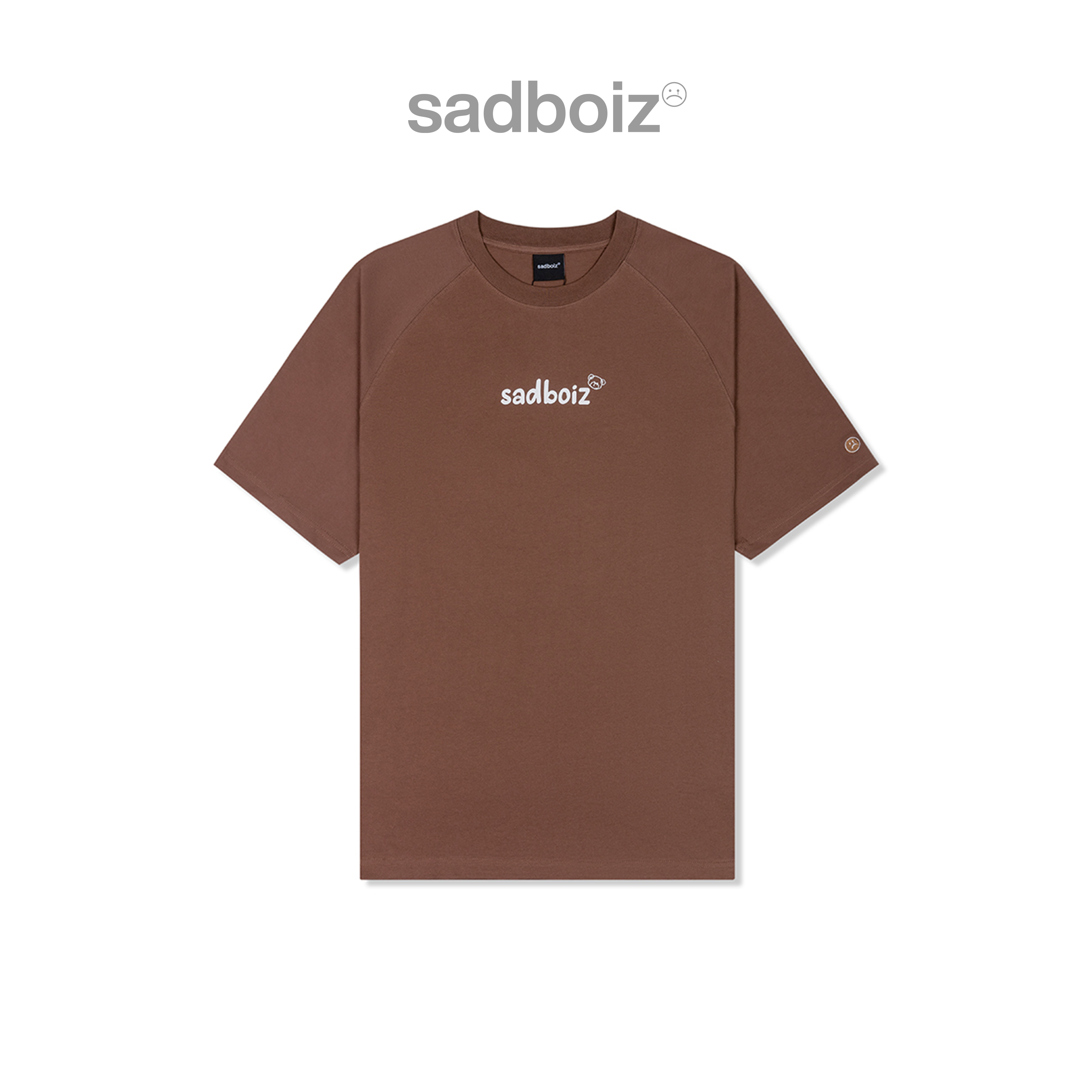 Áo thun SADBOIZ Teddycry Typo Brown