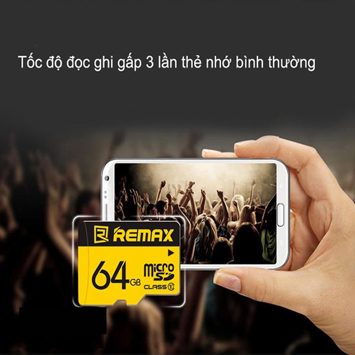 Thẻ nhớ MicroSD Remax 64Gb Class 10