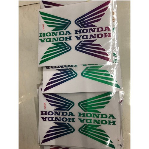 Tem dán cặp cách chim honda 7 màu - Vindecal BD