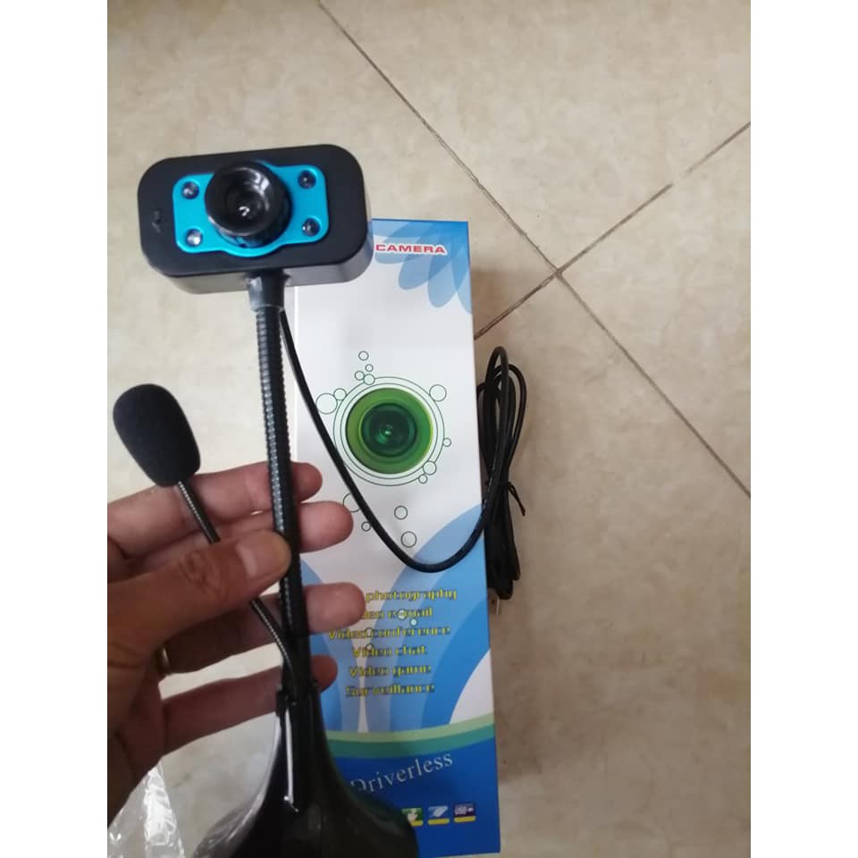 Webcam cho máy tính Vcam 720p HD Chân Cao Có Mic