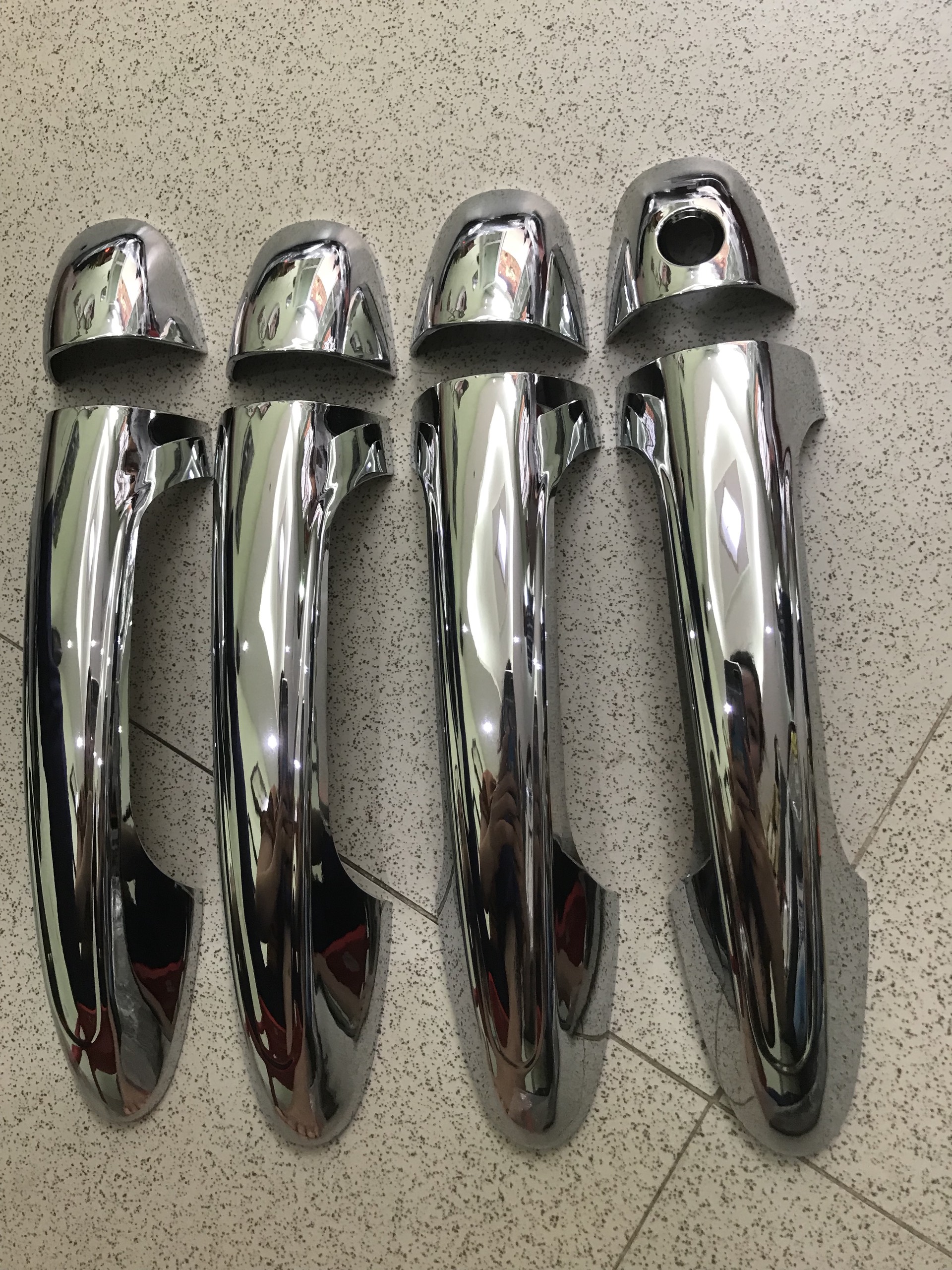 Bộ 4 ốp tay cửa mạ crom xe toyota vios 2019 - 2020