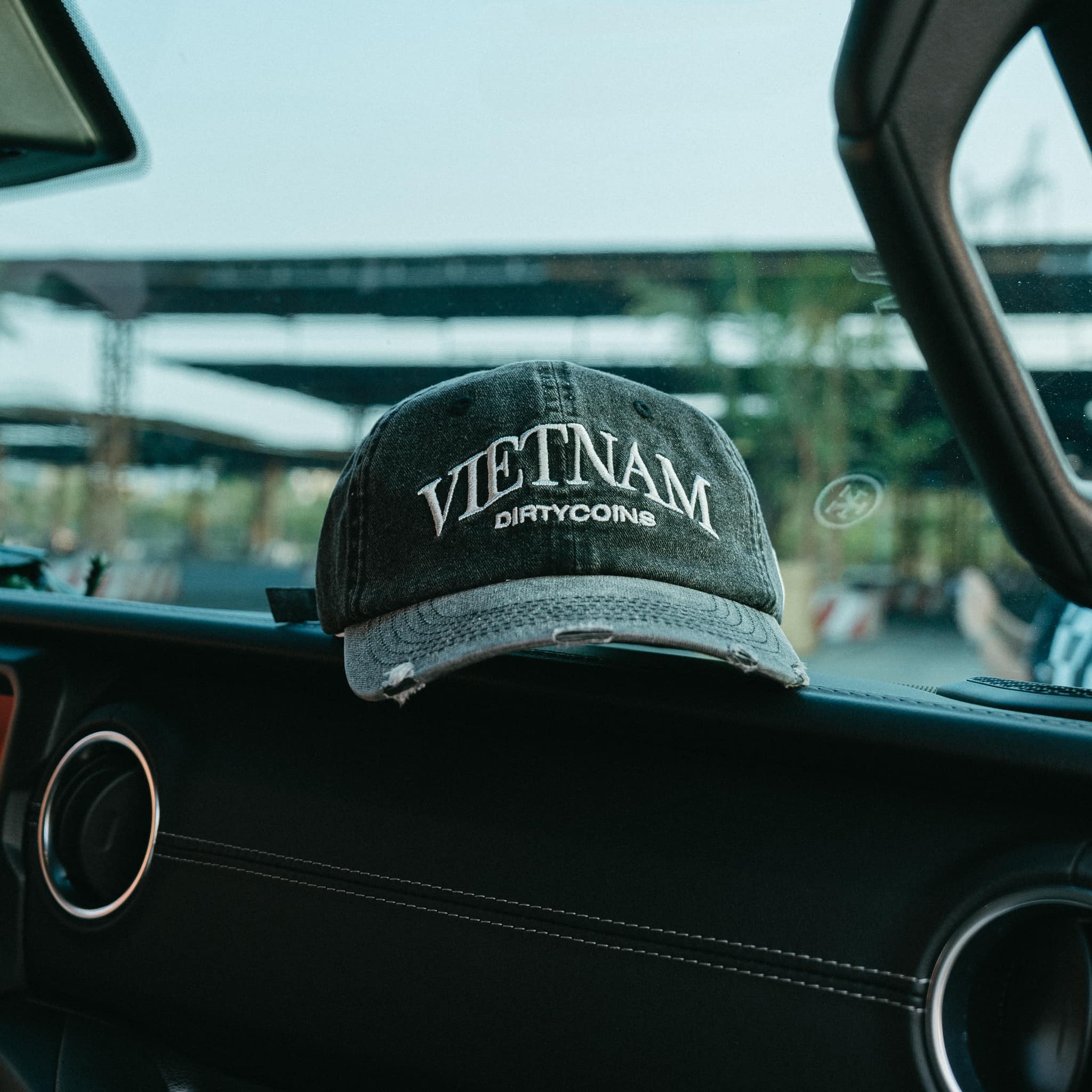 Nón DirtyCoins Vietnam Denim Cap - Black