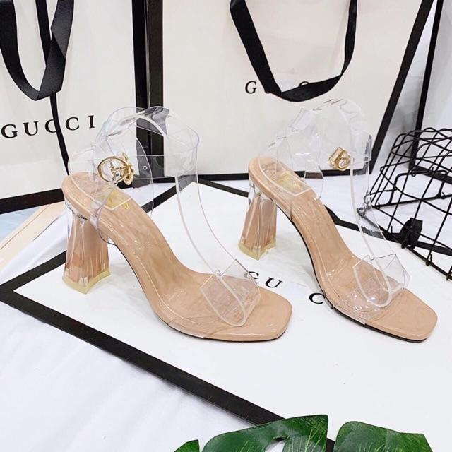 Sandal quai trong đế trụ siêu hót