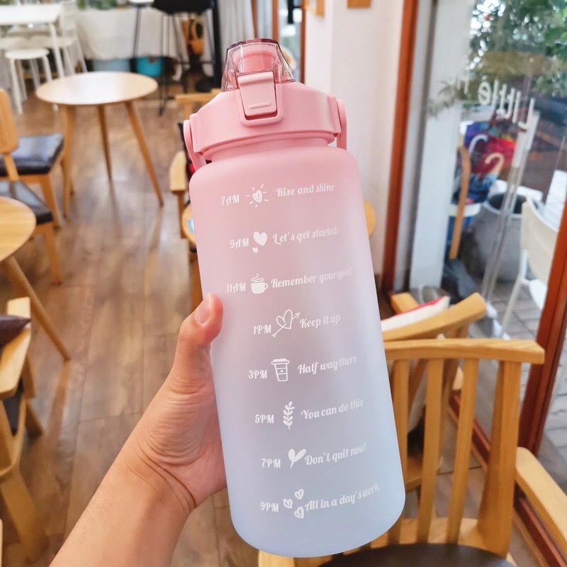 Bình nước thể thao dung tích lớn 2 màu