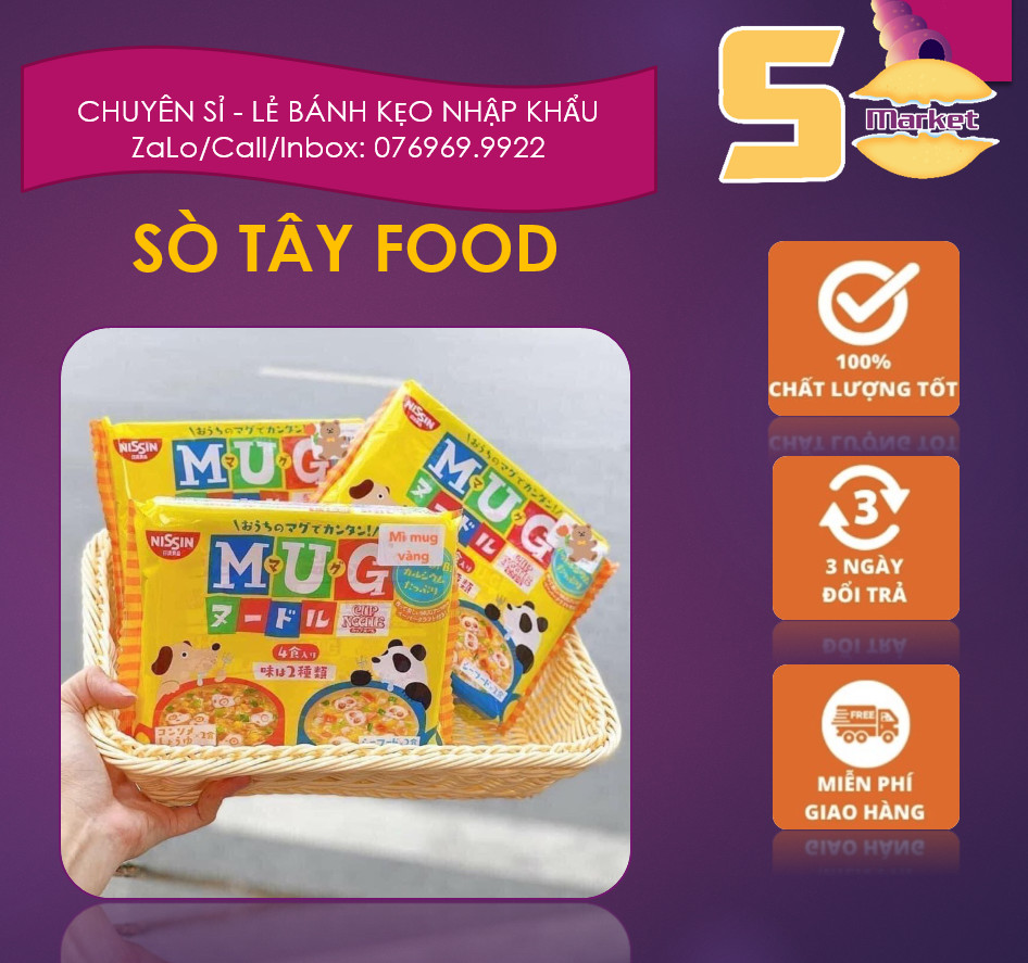 Mì Mug Vàng cho bé ăn dặm Date mới