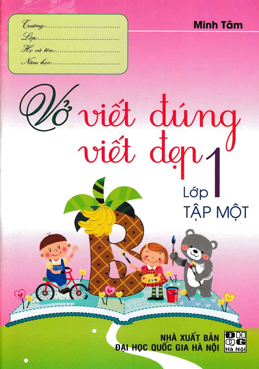 Sách - vở viết đúng viết đẹp lớp 1 - tập 1