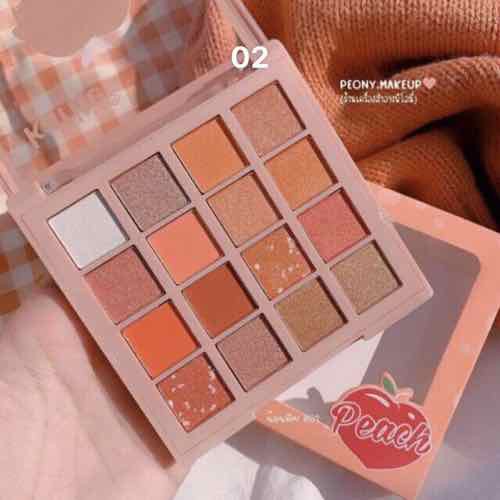 [HCM]Phấn mắt 16 ô karite thái lan mùi đào