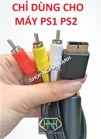 Dây AV cho máy PS1 PS2 (Cáp AV cho máy PS1 PS2)