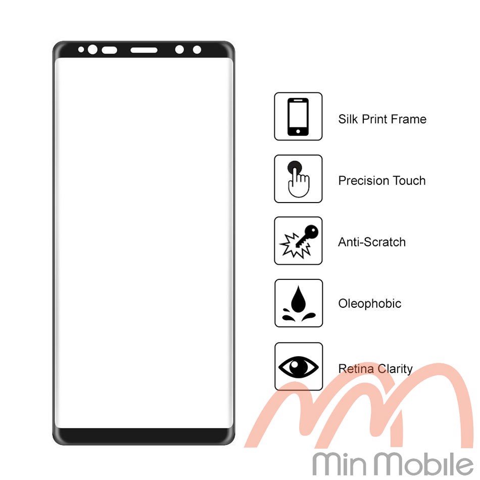 Kính cường lực full màn hình Samsung Note 8