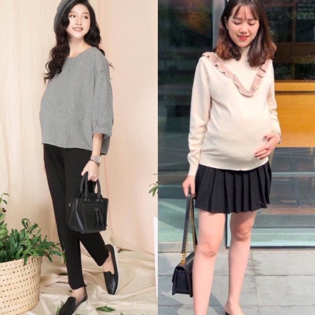 CHÂN VÁY BẦU DÁNG XÒE CHẤT ĐẸP GIÁ SỈ