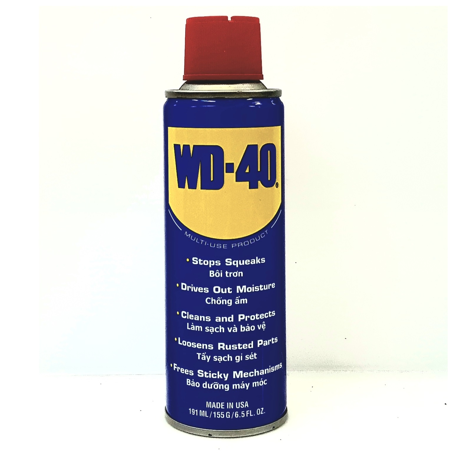 Chai xịt vệ sinh sên WD-40 cao cấp cho xe xích trần 191ml